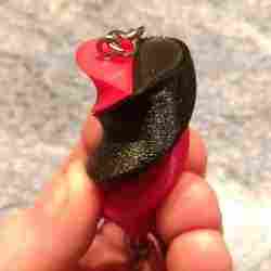 Twisted Heart Keyrings