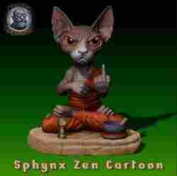 Sphynx Zen Karikatür