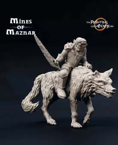 Goblin Warg Rider - Chieftan