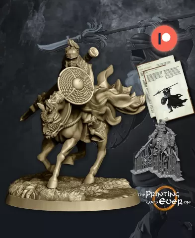 Dark Spearman Mounted