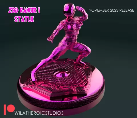 Zeo Ranger I Statue