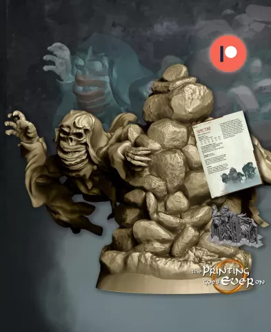 Spectre behind Cairn