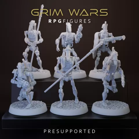 Grim Wars | Mercenary Clanks by RPG Figures