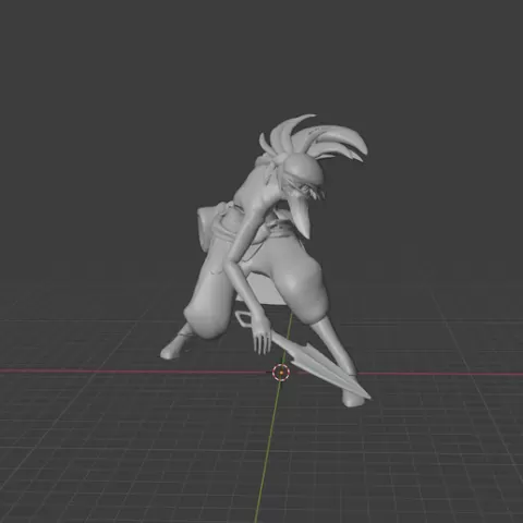 modelo de Akali en 3d