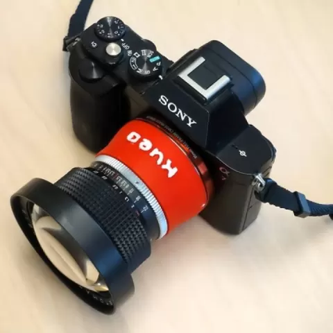 Kiev 10/15 Lens To Sony A7II-series Body Adapter by Hank Dietz