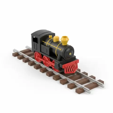 locomotive / Train - Brainbits3D