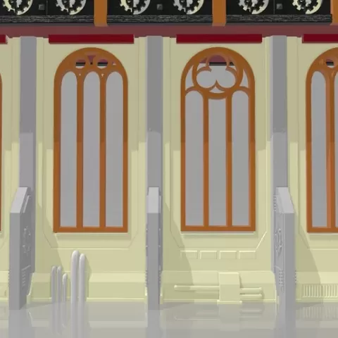 Cathedral Tall Windows wall - WH40k