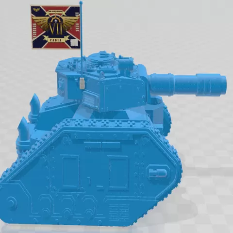 Simple Vehicle Flagpole holder - WH40k