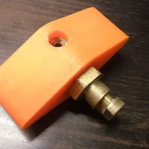Welder cable connector handle