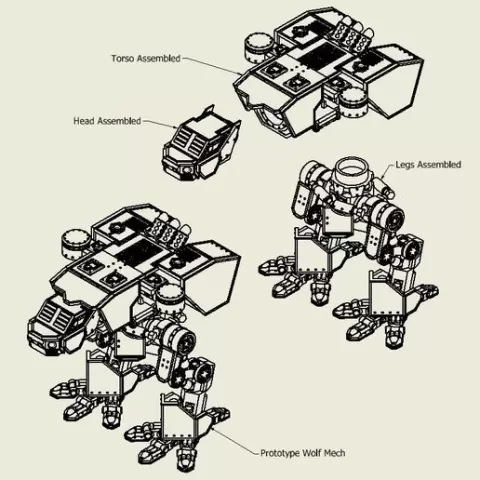 Prototype Wolf Super Heavy Mech