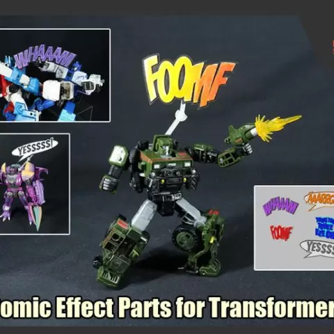 Comic Effect Parts for Transformers