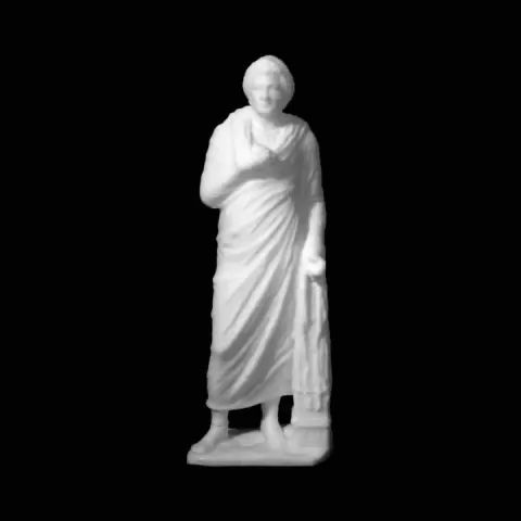 Statue of a Man at The State Hermitage Museum, St Petersburg by Scan The World