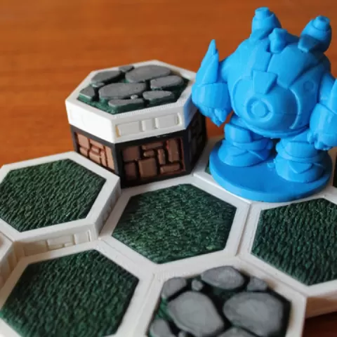 Open Board Game. Single Cap Brick by Thinker Thing