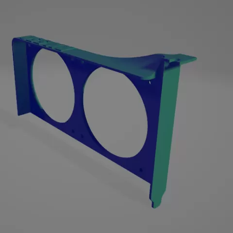 2x 80mm PCIE Fan mount