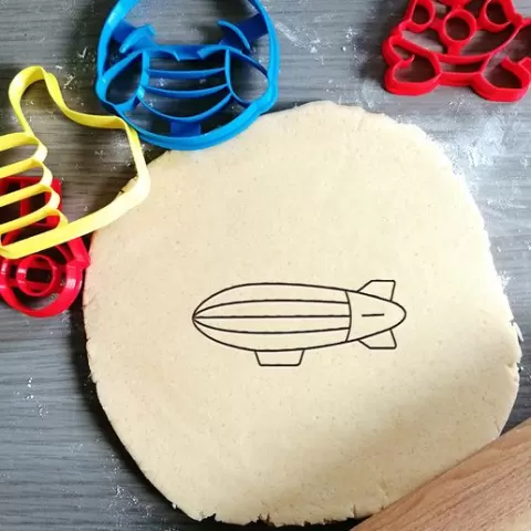 Blimp Zeppelin Cookie Cutter