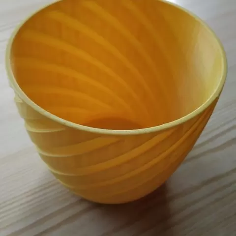 Spiral flowerpot