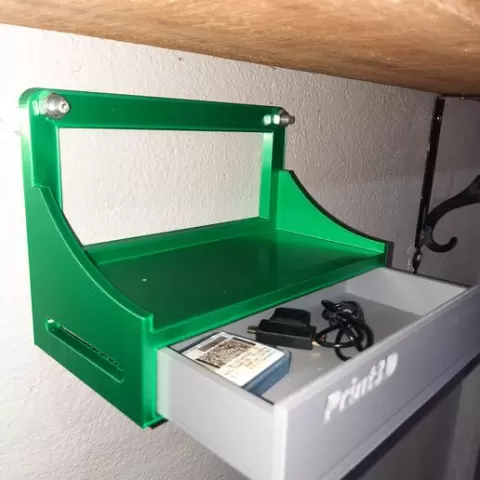 shelf with drawer