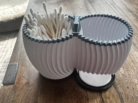 Qtip & Makup Pad Organizer
