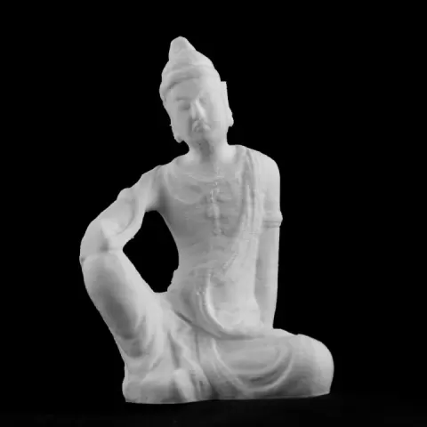 Seated Figure of a Bodhisattva at the Sainsbury Centre for Visual Arts, Norwich by Scan The World