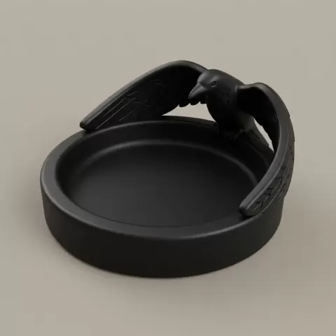 Ravenwing Trinket Tray.3mf