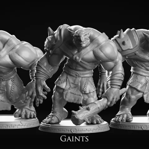 Gaints Three Poses by JHC