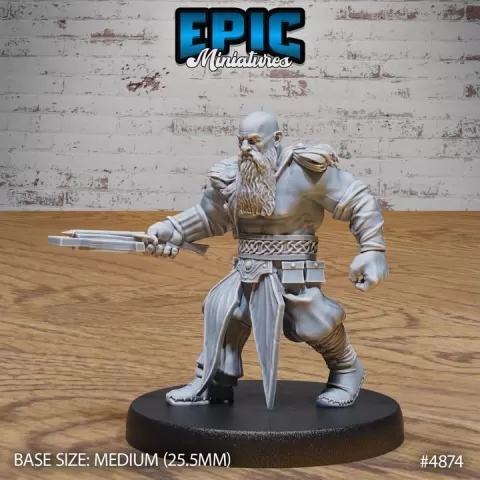 Dwarf Raider Crossbow / Dwarfen Bandit Warrior / Mysterious Halfling / Mountain Guard / Mine Fighter Leader / Mighty Hero / Heroic Monster Predator / Brave Beast Tamer / Half Gnome Encounter / Draconic Army by Epic-Miniatures