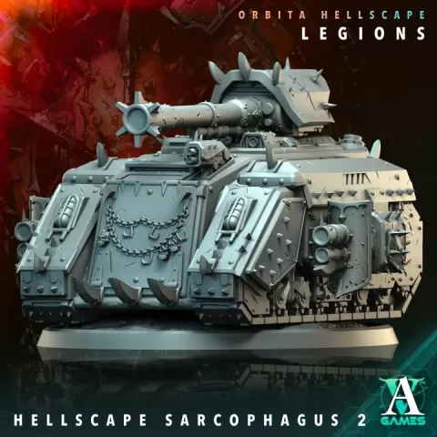 Hellscape Sarcophagus by Archvillain Games