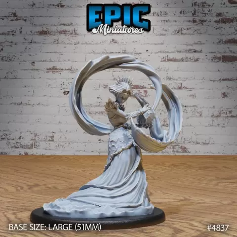 Undine Princess Magic / Water Elemental / Ocean Spirit / Sea Nymph / Nature Deity / Aqua Warrior / Female Underwater Fighter / Ancient Swimmer / Mythical Humanoid Creature / Greek Myth / River War Army by Epic-Miniatures