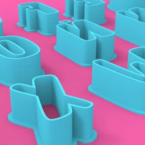 alphabet cutters | cookie cutters ABC