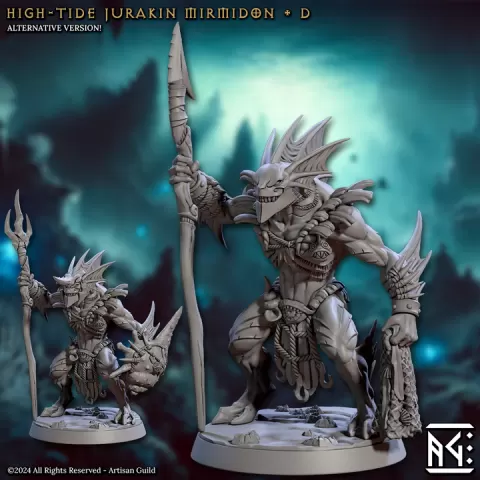 High-Tide Jurakin Mirmidon - D (Mirmidons of the Death-Tide) by Artisan Guild