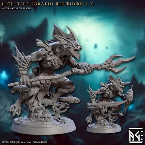 High-Tide Jurakin Mirmidon - C (Mirmidons of the Death-Tide) by Artisan Guild