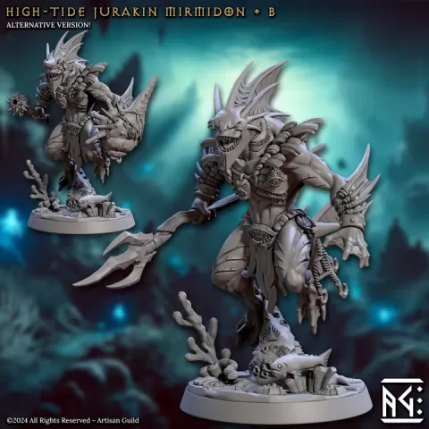High-Tide Jurakin Mirmidon - B (Mirmidons of the Death-Tide) by Artisan Guild