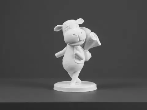 Saharah Animal Crossing 3D Model