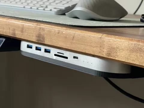 Satechi Hub Under-Desk Bracket Mac Mini M1