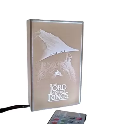 LightBox Lithophane - Gandalf from The Lord of the Rings - Luminova 3D Design