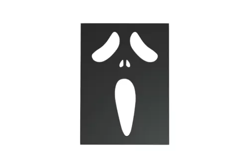 Stencil - adorable paws