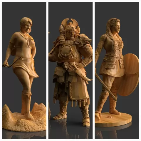 Statuette warriors - Ha333aP