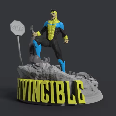 Ivincible vs Reanimatron Statue