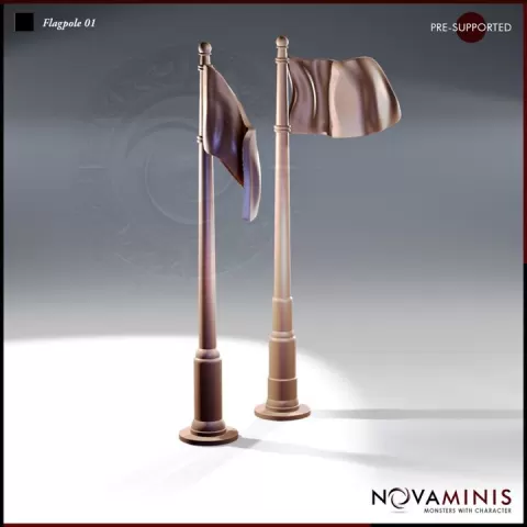 Flagpole 01 by NovaMinis