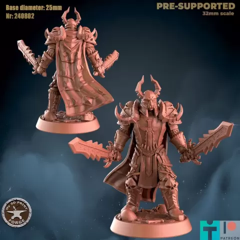Death Knight Darion Attack by My3DPrintForge