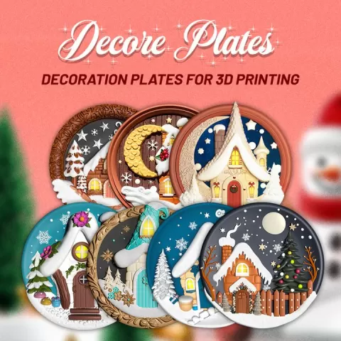 Decore Plates- Personal by Third Angle Designs