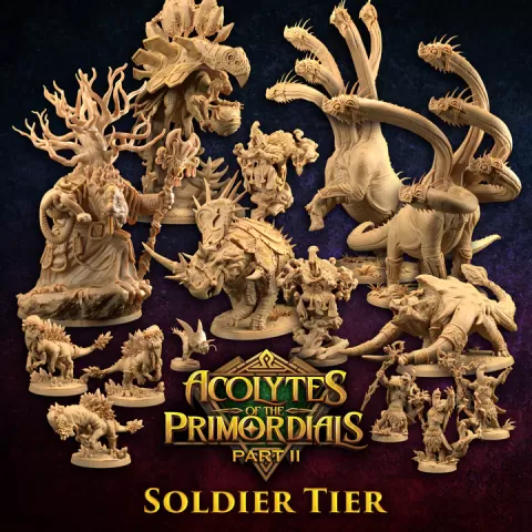 Acolytes of The Primordials Pt. 2 Army | Soldier Tier | PRESUPPORTED by The Dragon Trappers Lodge