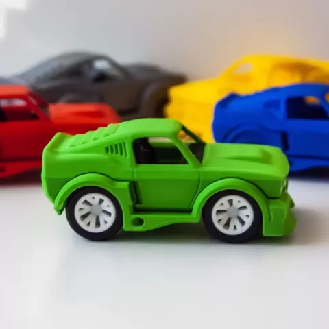Ford Mustang Shelby GT500 Cartoon Model - print in place by Petr