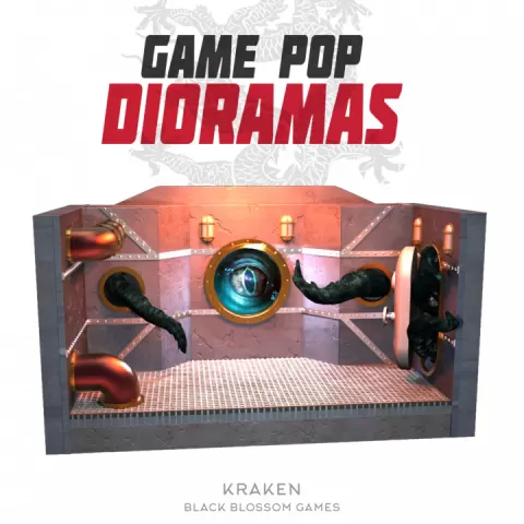 DRM006 Kraken Diorama :: Game Pop Dioramas :: Black Blossom Games by Black Blossom Games