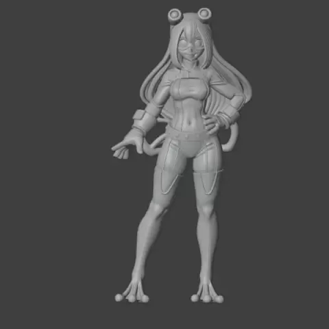 Froppy (Tsuyu Asui) My Hero Academia Anime Action Figure - 3DImpresions