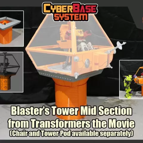 Blaster's Tower Mid Section from Transformers the Movie