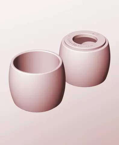CR68-65-P Stackable pierced bin box module for creative decor