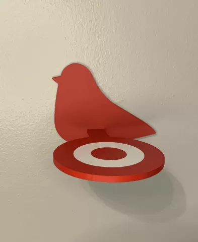 Target Bird Wall Mount Display