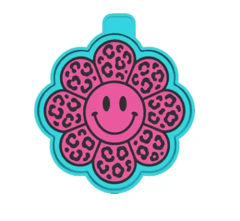 LEOPARD SMILEY DAISY FRESHIE MOLD STL