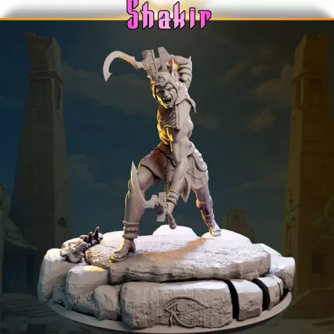 Shakir (Ladies of the Desert) by Black Bird Miniatures